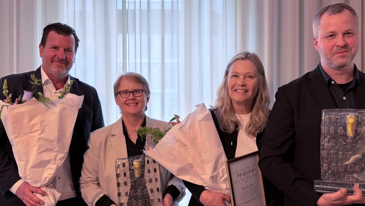 Årets Fastigovinnare, Båstadhem och HSB Skåne, visar mod och tillit